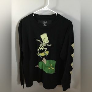 Bart Simpson Long sleeve shirt. Medium size